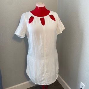 Zac and Rachel White dress